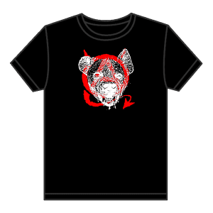 Concrete Hyena Logo T-shirt Black