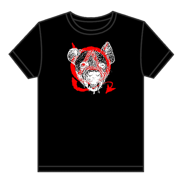 Concrete Hyena Logo T-shirt Black